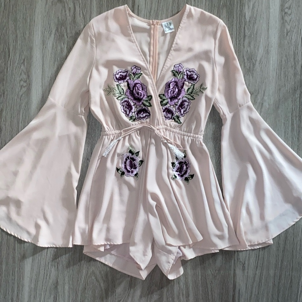 Hello Molly Floral Romper